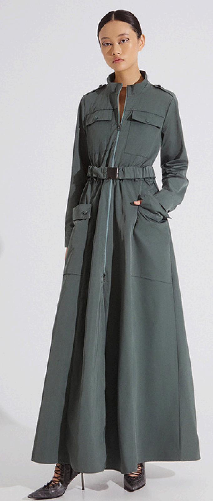 maxi utility dress Cotton Canvas Utility Pocket Maxi Dress