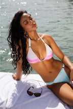 MAIA BIKINI BRIEF OCEAN SCENE PRINT