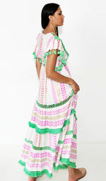 Load image into Gallery viewer, BELLA LONG DRESS GREEN
