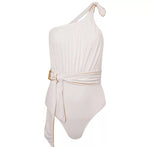 Load image into Gallery viewer, Positano One Shoulder Swimsuit
