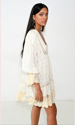 Load image into Gallery viewer, KATIA SHORT DRESS WHITE
