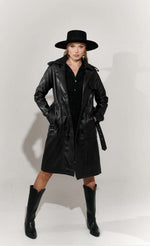 Load image into Gallery viewer, Leather Coat

