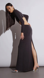 Load image into Gallery viewer, Maxi Bare Waist Dress
