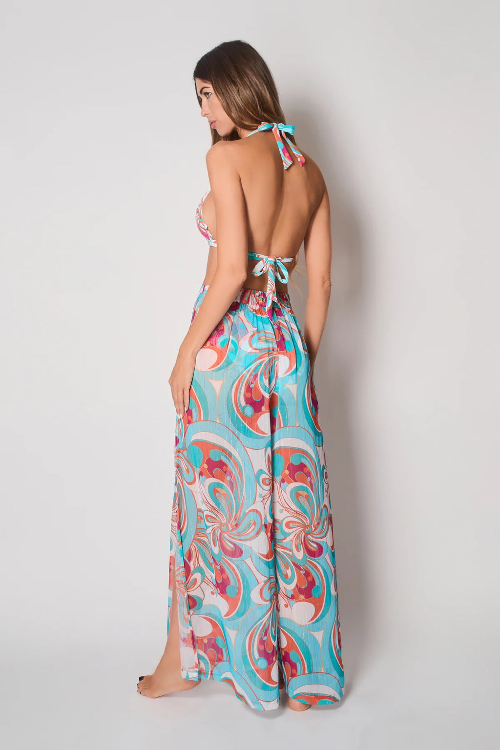South Beach Side Split Trousers