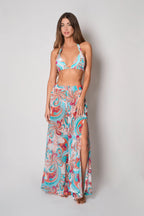 South Beach Side Split Trousers