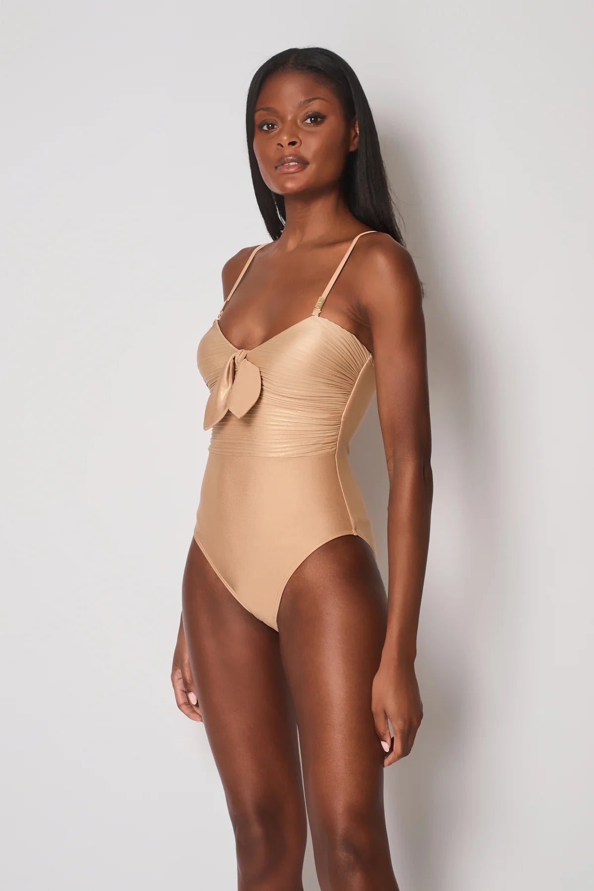 Tuscany Bow Front Bandeau Swimsuit