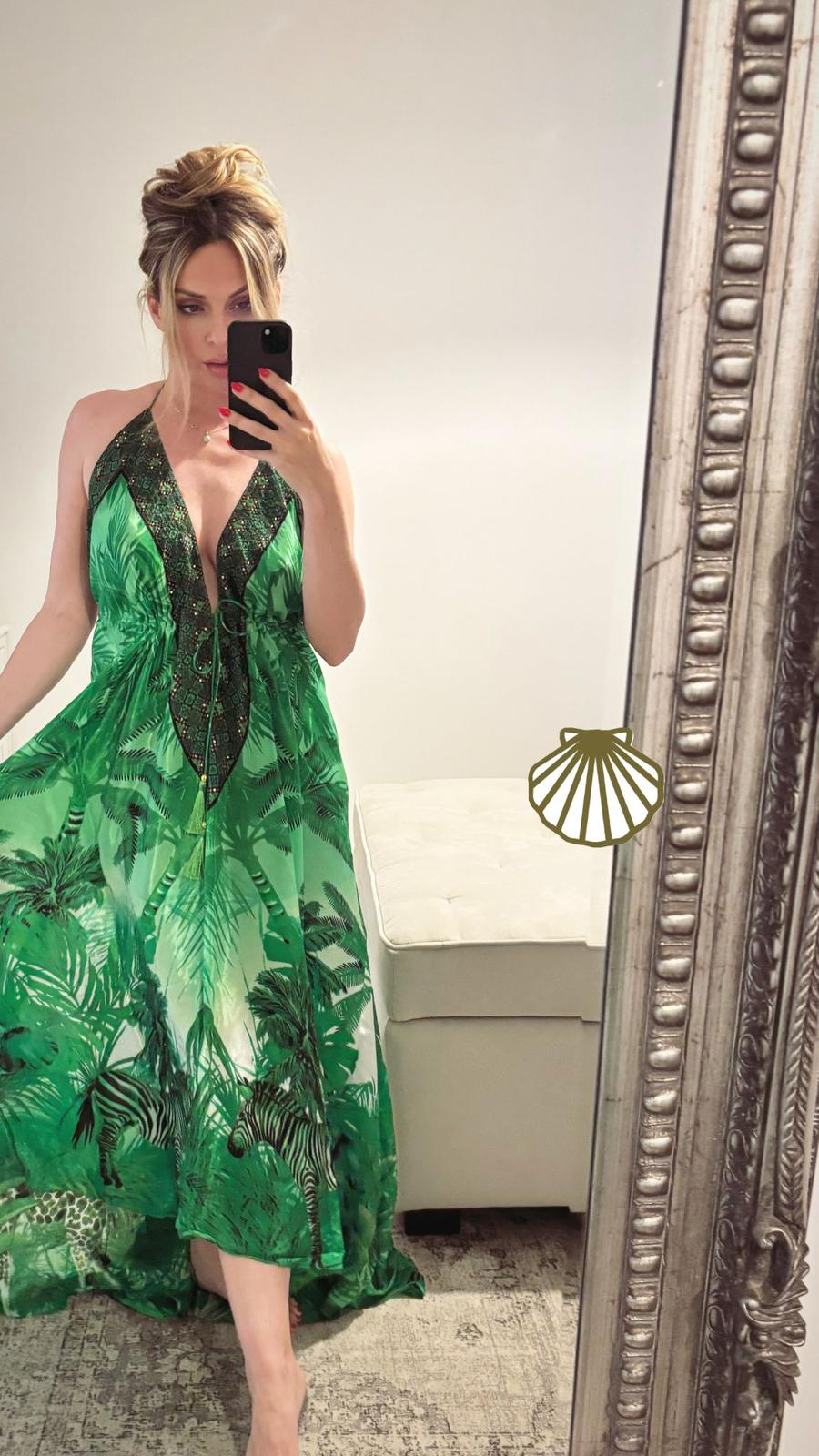 Zebra Piam Maxi Dress