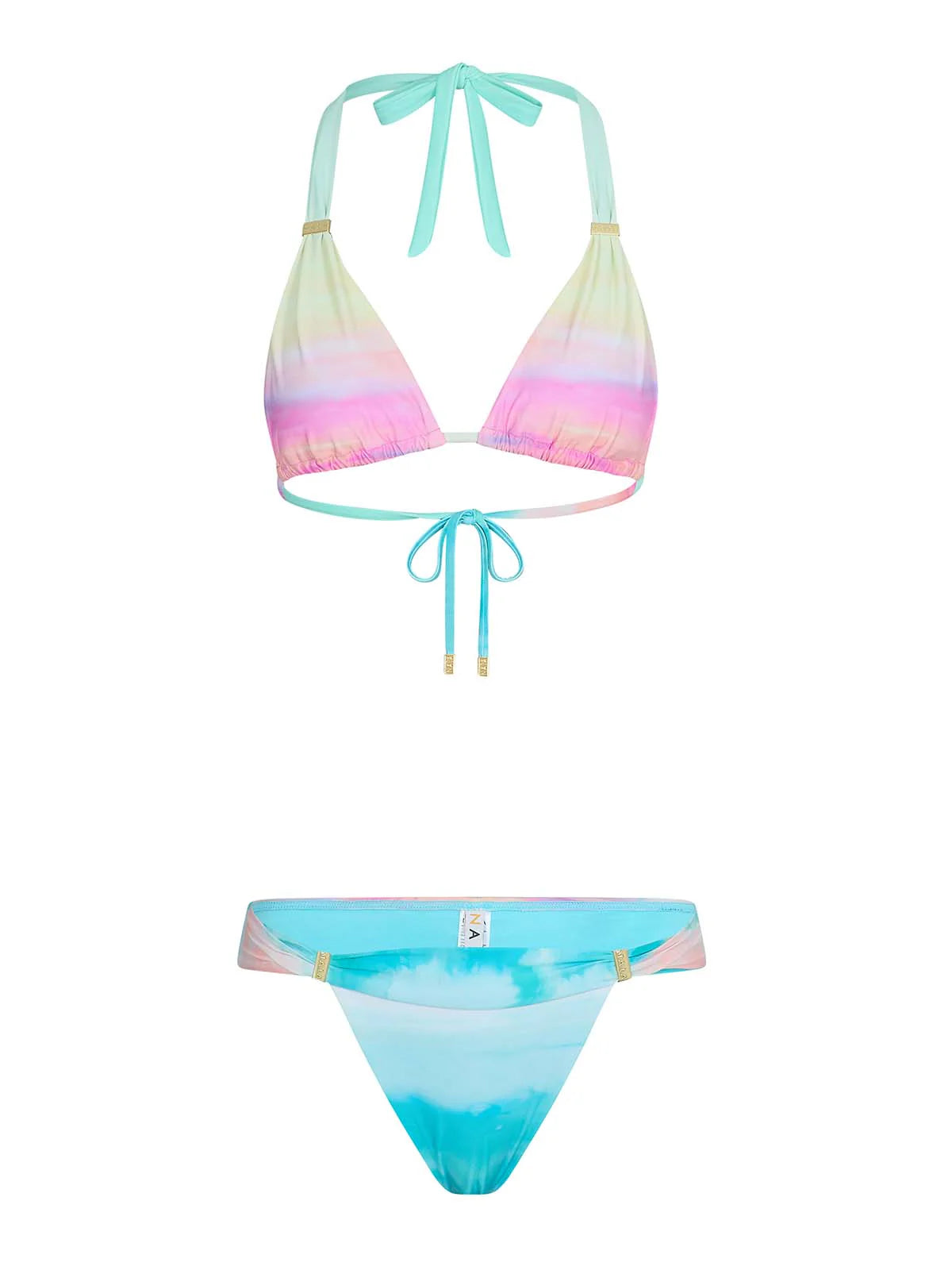 MAIA BIKINI BRIEF OCEAN SCENE PRINT