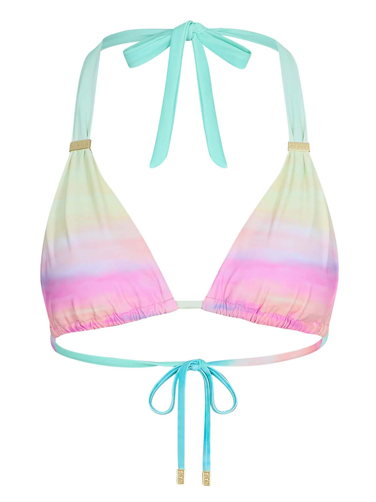 MAIA BIKINI TOP OCEAN SCENE PRINT
