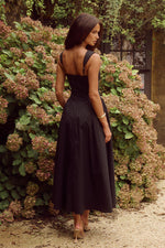 Load image into Gallery viewer, LANI MIDI DRESS - BLACK
