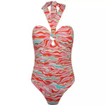Load image into Gallery viewer, Tahiti Double Ring Swimsuit Paradise Island
