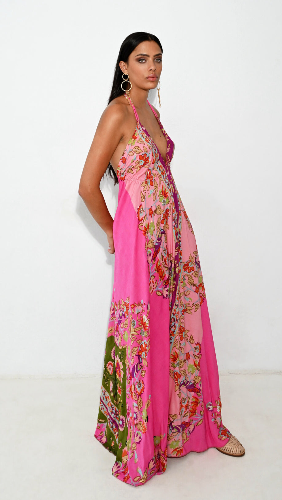 Lucia dress pink flower