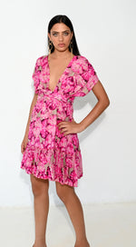 Load image into Gallery viewer, Multifuntional short pink dress
