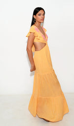 Load image into Gallery viewer, Niza long dress orange

