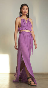 GAUZE MAXI DRESS