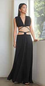 MAXI CUT-OUT DRESS