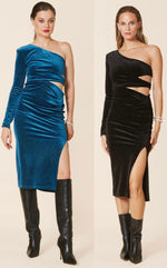 Load image into Gallery viewer, One shoulder evening dress
