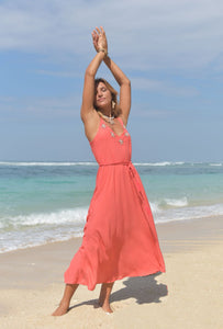 Dress Starfish Hot Coral/Bronze