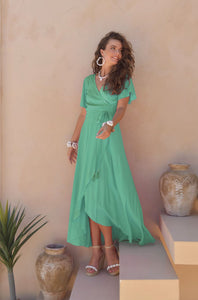 Wrap Dress Dani Emerald