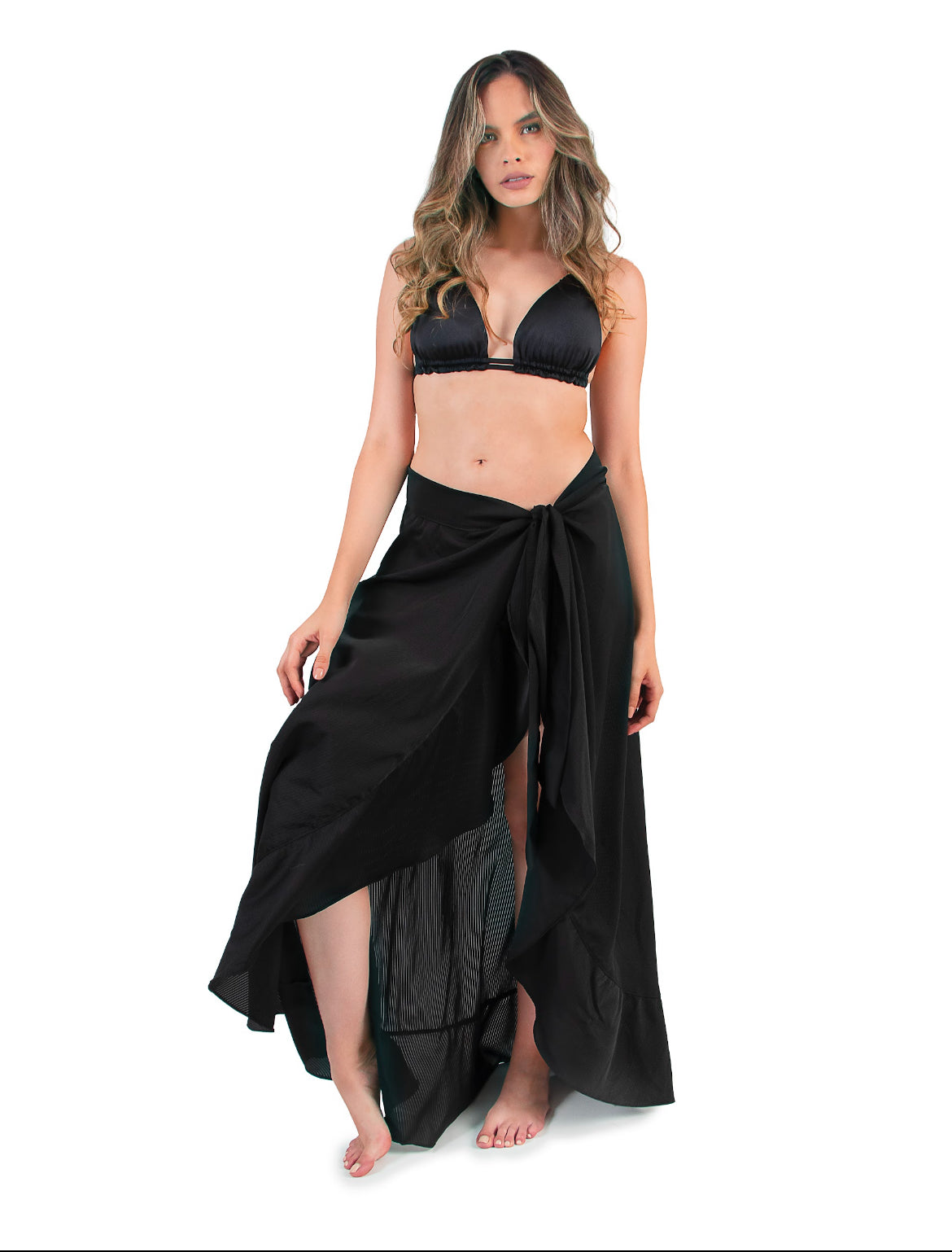 Andromeda black cover up skirt/dress