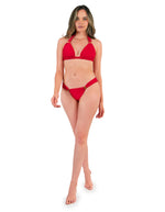 Load image into Gallery viewer, Fenix red texture bikini bottom
