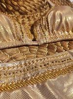 Load image into Gallery viewer, Matte gold bikini
