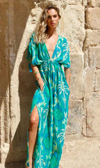 Bora Bora Aqua Kimono