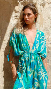Bora Bora Aqua Kimono