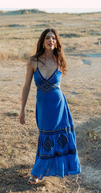 Cancun Indigo Cut Dress