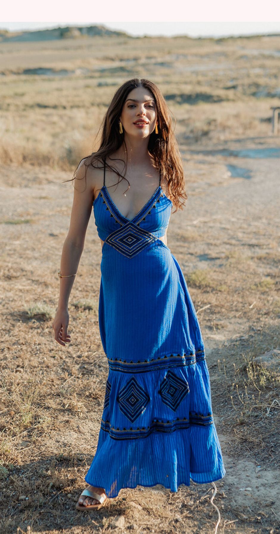 Cancun Indigo Cut Dress