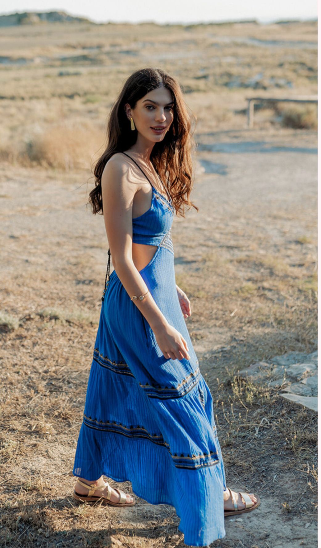 Cancun Indigo Cut Dress