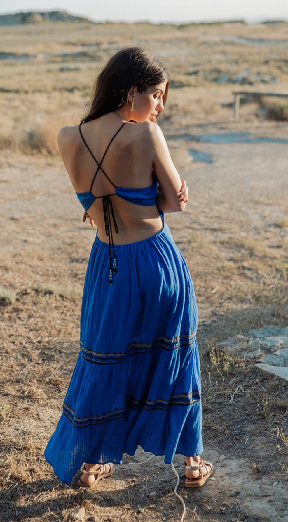 Cancun Indigo Cut Dress