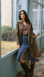 Load image into Gallery viewer, LEATHER COAT
