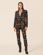 Load image into Gallery viewer, Crown print trousers
