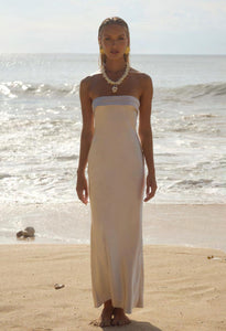 Delilah Maxi Dress Ivory - Bridesmaid Dress