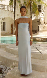 Elsa Maxi Dress Ice Blue - Bridesmaid Dress