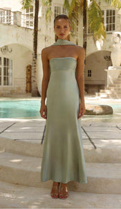 Elsa Maxi Dress Sage - Bridesmaid Dress