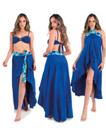 Load image into Gallery viewer, Cover up  skirt/dress dark blue
