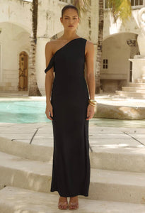 Gia Maxi Dress Black - Bridesmaid Dress