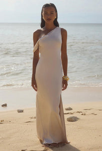 Gia Maxi Dress Ivory - Bridesmaid Dress