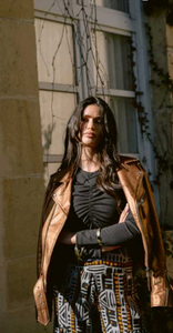 BIKER PIEL COBRE Jacket