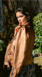 BIKER PIEL COBRE Jacket