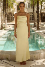 Load image into Gallery viewer, Lucienne Maxi Dress Lemon - Bridesmaid Dress
