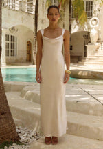 Load image into Gallery viewer, Margot Maxi Dress Ivory - Bridesmaid Dress
