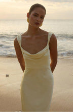 Margot Maxi Dress Lemon - Bridesmaid Dress