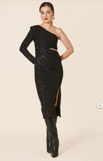 Load image into Gallery viewer, One shoulder evening dress
