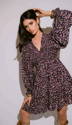 PURPLE VESTIDO Short Dress