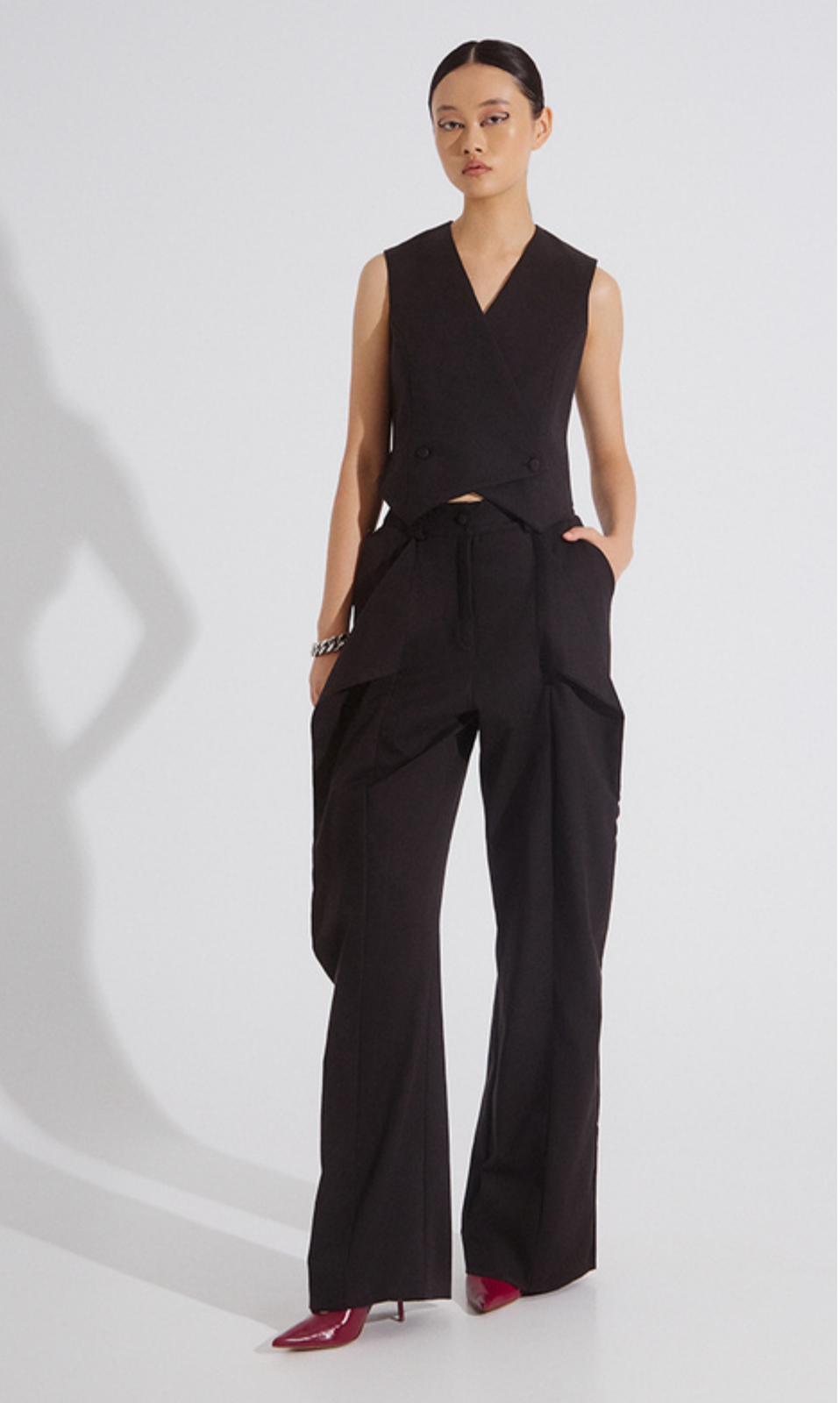 Ruffle Trousers - Christelle Nima 