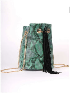 Snake Bucket Bag