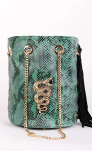 Snake Bucket Bag